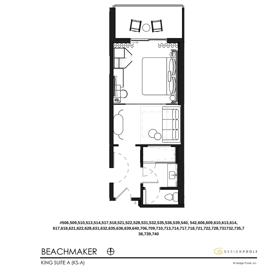 The Beachmaker, King Suite A