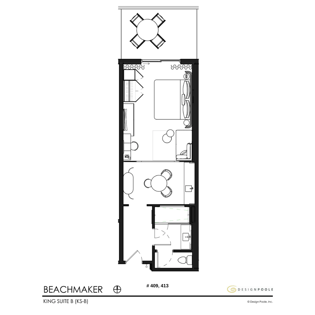 The Beachmaker, King Suite B