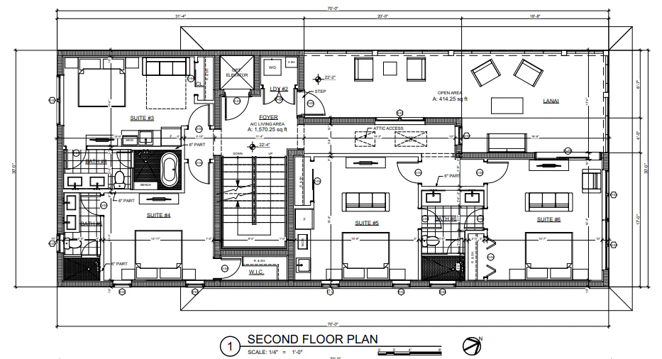 Pelican Lane, Second floor