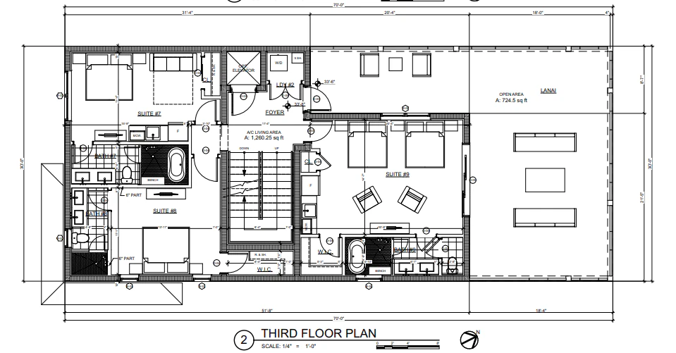 Pelican Lane, Third floor