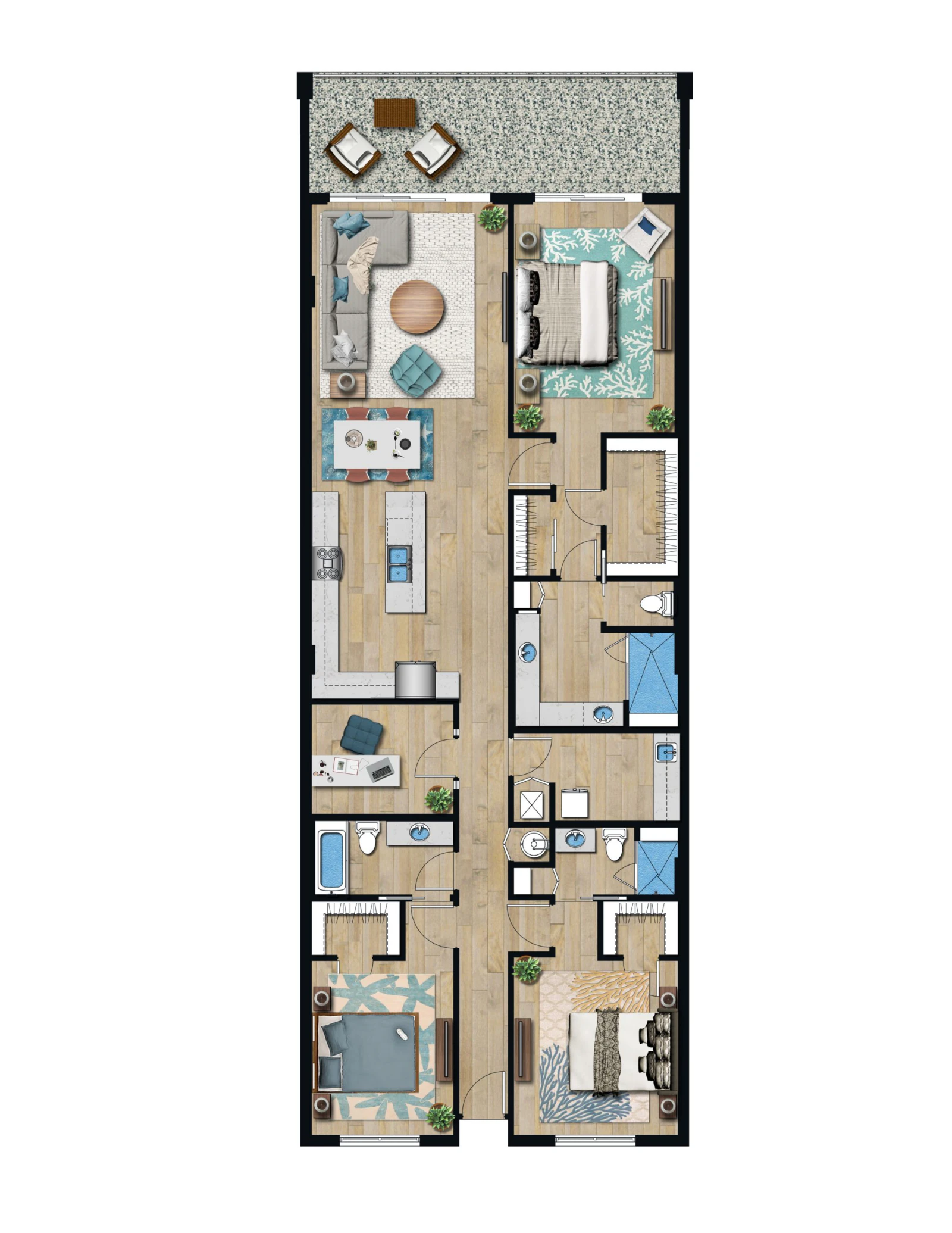 The Residences, Plan E